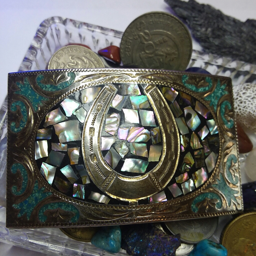 Plata De Jalisco belt buckle